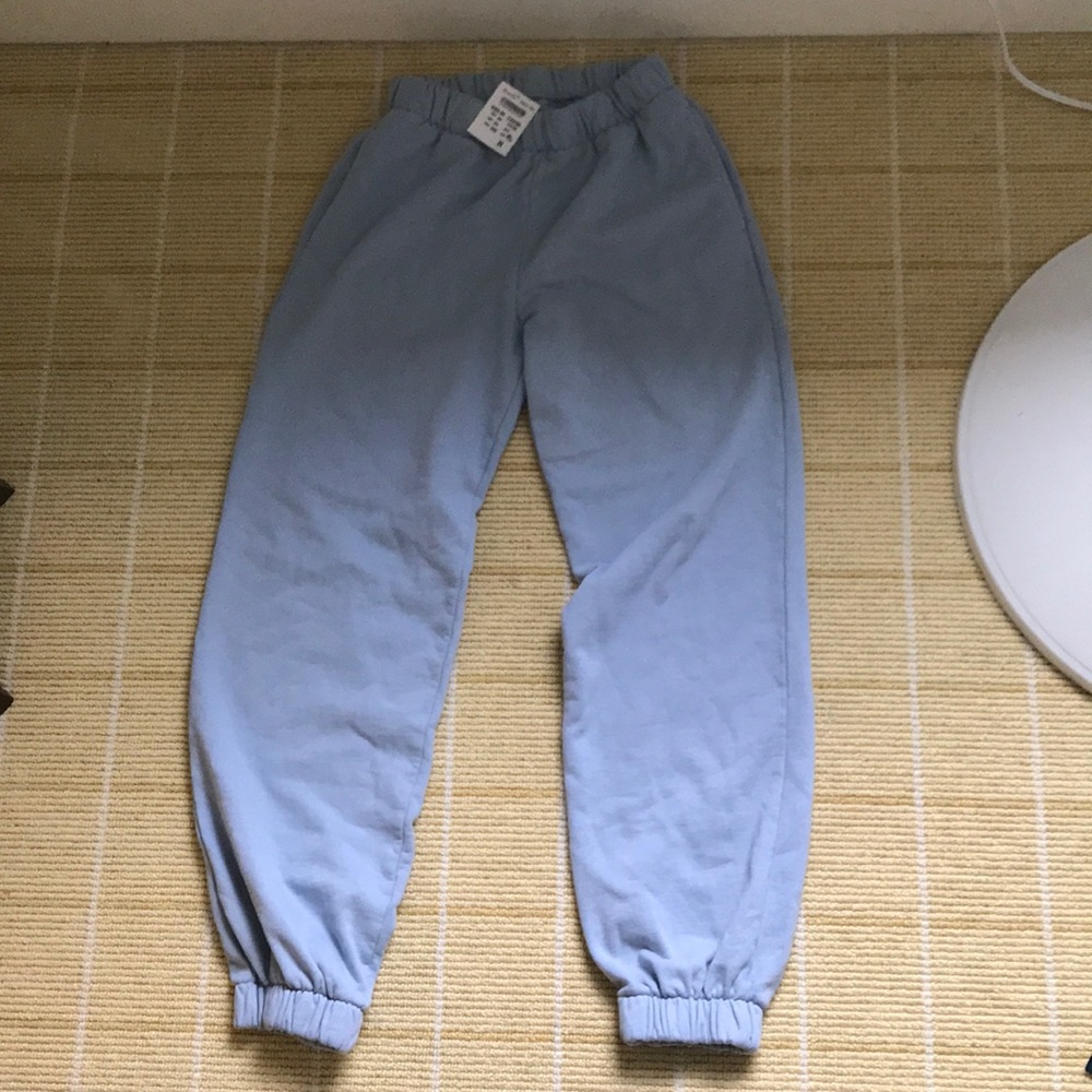 light blue brandy Melville sweatpants
